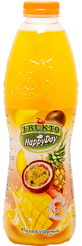 Сокосодержащий напиток Fruktomania Happy day Мультифрукт 1 л., 6 шт