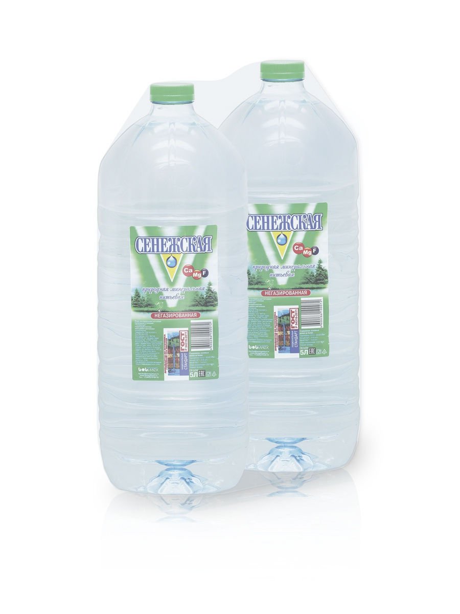Минеральная вода Сенежская Негазированная 5 литров, 2 шт. от магазина Одежда+