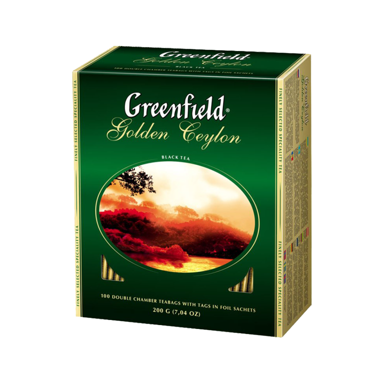 Чай "Greenfield" 100 пакетиков от магазина Одежда+