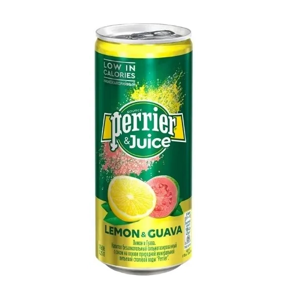 Вода Perrier (Перье) Лимон-гуава 0,33 л, газ., ж/б, уп. 4 шт. от магазина Vitarel