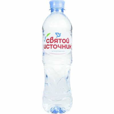 картинка Вода "Святой Источник" 0.5 литра, без газа, пэт, 12 шт. в уп. от магазина Одежда+