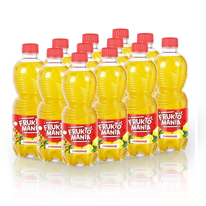 Газированный напиток Fruktomania Оригинальный лимонад 0,5 литра, 12 шт