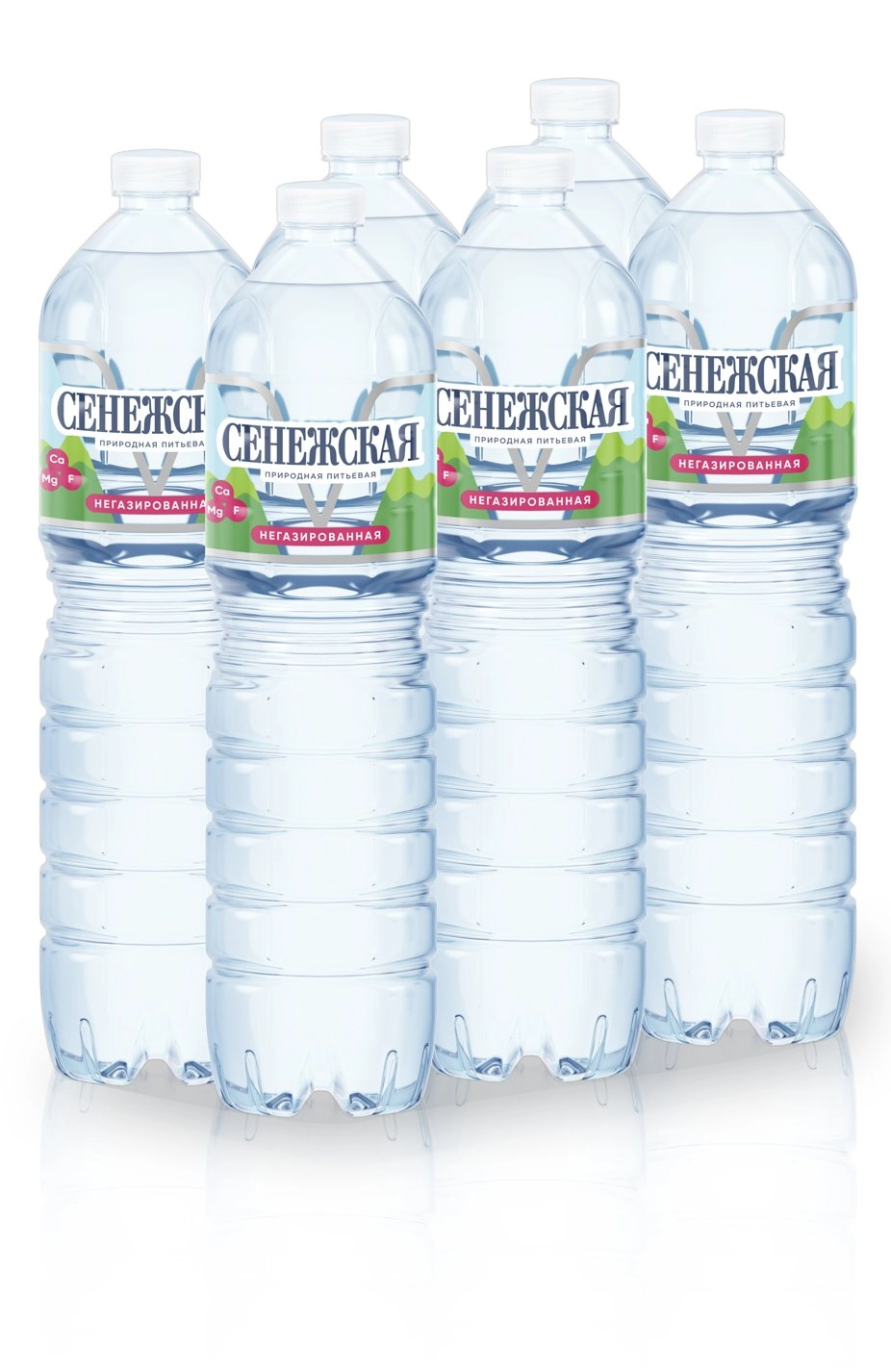Минеральная вода Сенежская Негазированная 1,5 литра, 6 шт.