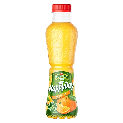 Сокосодержащий напиток Fruktomania Happy day Апельсин 0.5 литра, 12 шт